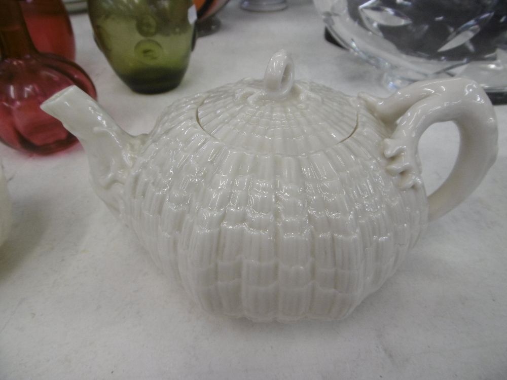 Three pieces of Belleek - Image 2 of 3