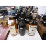 Twenty two bottles of assorted wines and spirits including two bottles of whisky