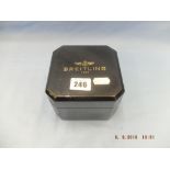 A Breitling watch box