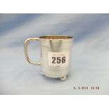 A small Victorian hallmarked silver Christening mug London (1872) Thomas Smiley 90 grams