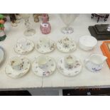 A part Royal Worcester coffee set