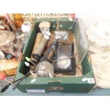 A Bakelite phone and other sundries