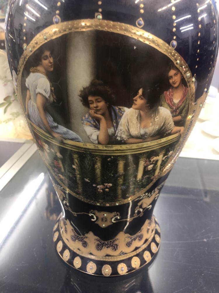 An antique royal Limoges vase, - Image 15 of 16