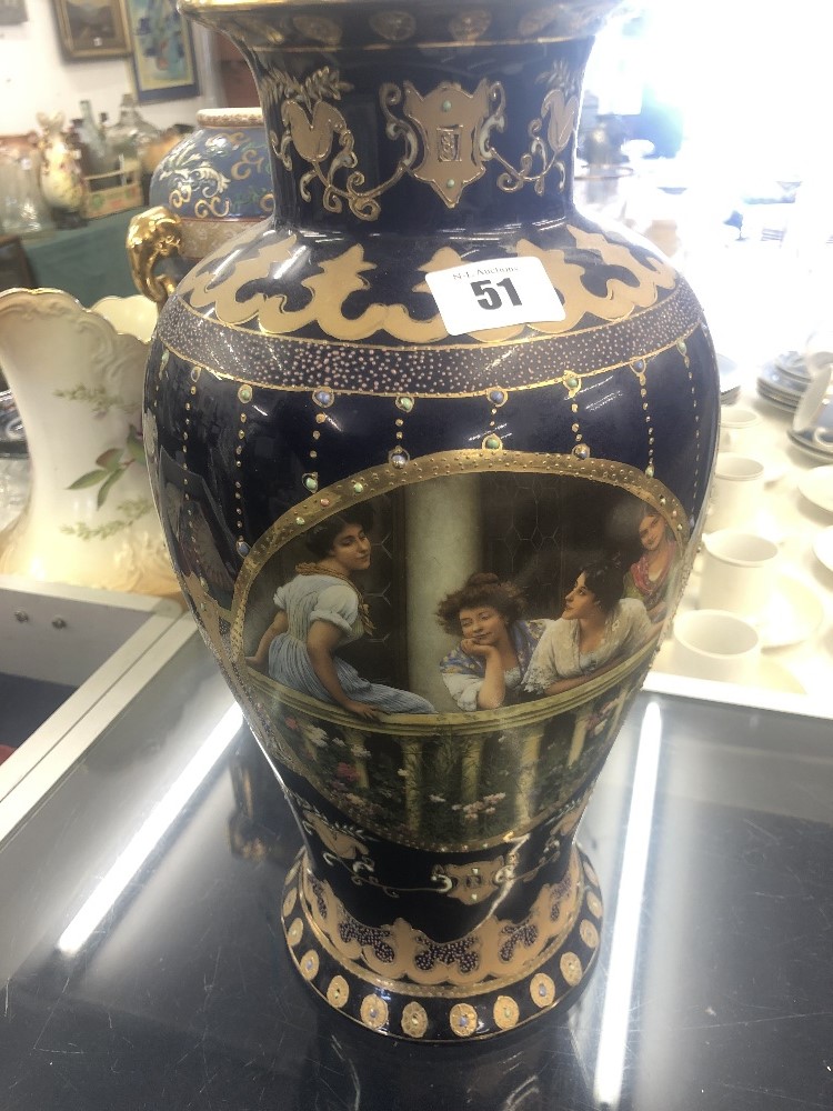 An antique royal Limoges vase, - Image 8 of 16