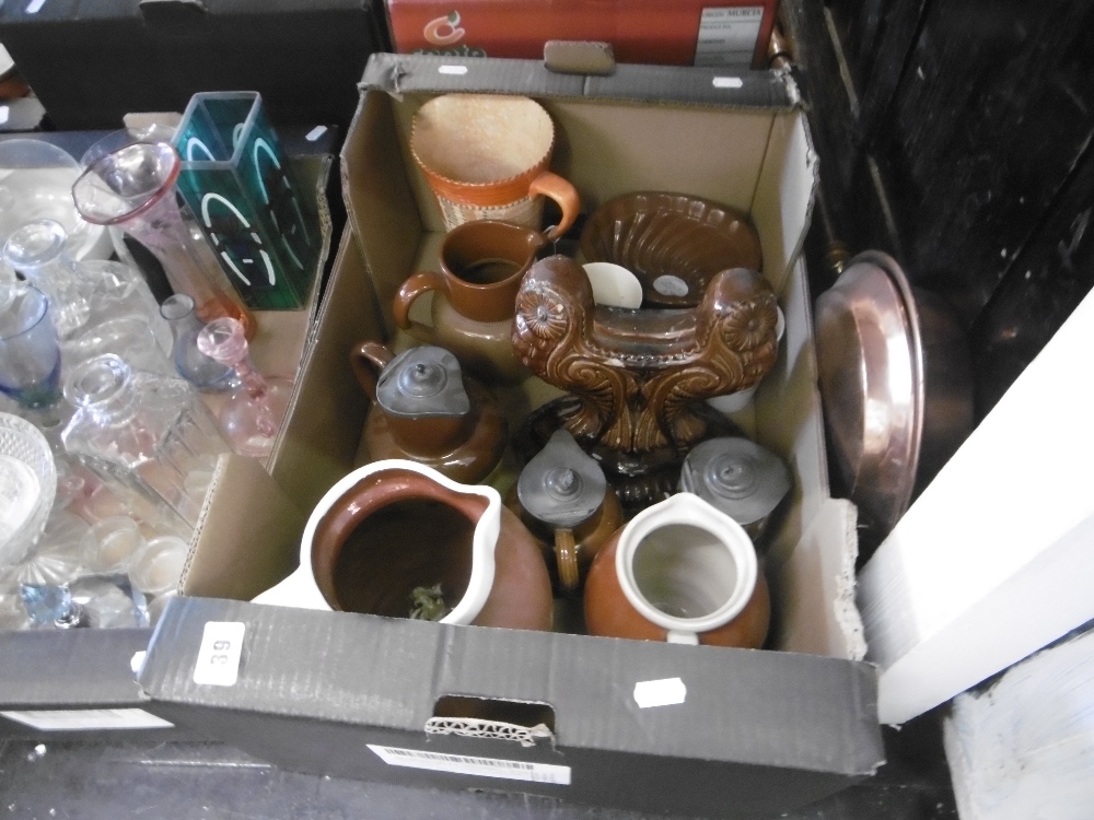 an assortment of earthenware inc. jelly moulds etc. - Image 2 of 3