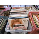 A large selection of vinyl LP's