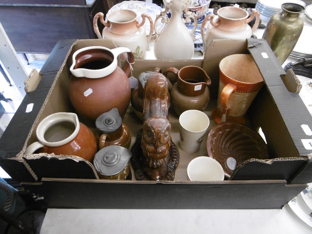 an assortment of earthenware inc. jelly moulds etc. - Image 3 of 3