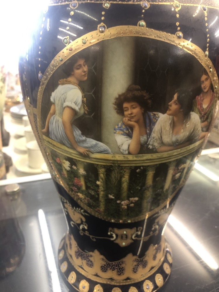 An antique royal Limoges vase, - Image 12 of 16