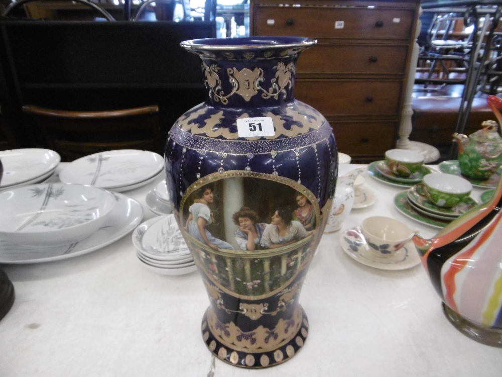 An antique royal Limoges vase, - Image 3 of 16