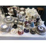 A quantity of assorted chinaware including duos and a Crown Staffordshire part dinner set