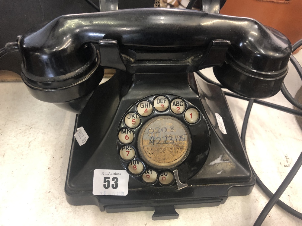 A Bakelite GPO no164 1930's telephone - Image 4 of 4