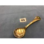 A Georg Jensen sterling silver year spoon