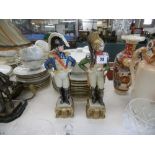 A pair of military figures