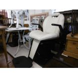 A HYDRAULIC BARBERS CHAIR