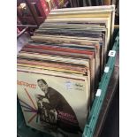 A large LP collection jazz & easy listening