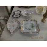 A small quantity of continental chinaware