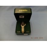 A boxed ladies Capezio wristwatch