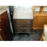 A mahogany bureau