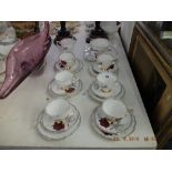 A Royal Stafford 'Roses to remember' tea set