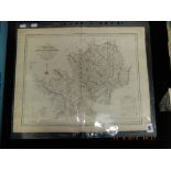 An antique map,