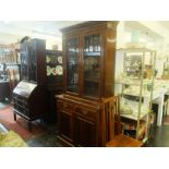 A 19th century walnut bookcase