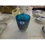 A Medina art glass vase, approx.