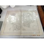 An antique map,