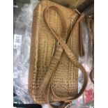 A DKNY, camel- snake bag, brand new unused,