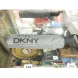 A DKNY, umbrella, pastel grey, model: 11714V2,