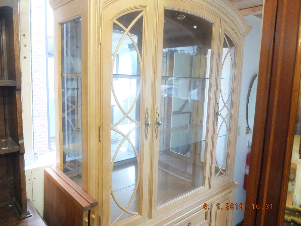 A decorative display cabinet