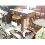 A 19th century Rosewood side table