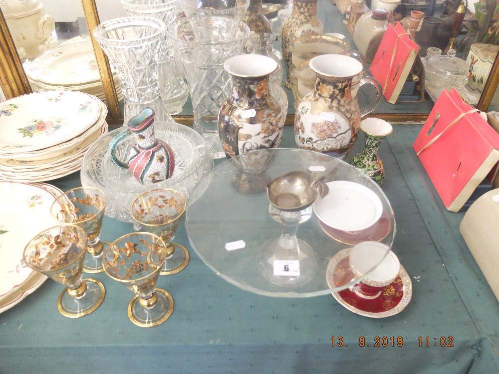 A quantity of assorted sundries including glass and china