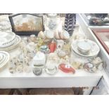 A quantity of mixed sundries including Czech tea set,