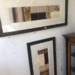 A pair of framed contemporary oil paintings,