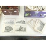 A quantity of railway related postcards