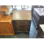 A mahogany bureau