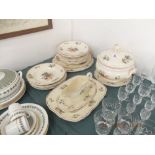 A French dinner service