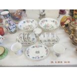 Fifteen pieces of Aynsley china