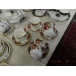 Six Royal Albert Old Country Rose duos