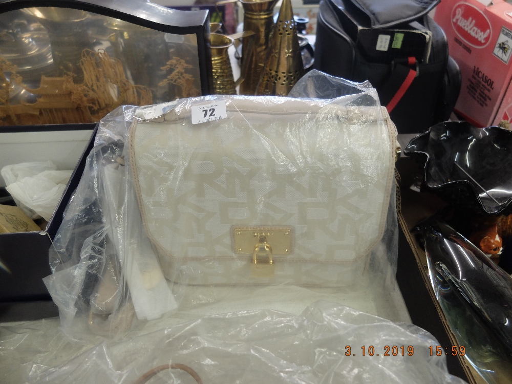A DKNY, hemp-sand handbag, colour code 264, style:763411602u, - Image 6 of 6