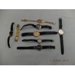 Eight assorted watches