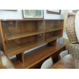 A retro Dyrland tambour front wall unit