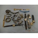 A quantity of assorted watches all in as found condition