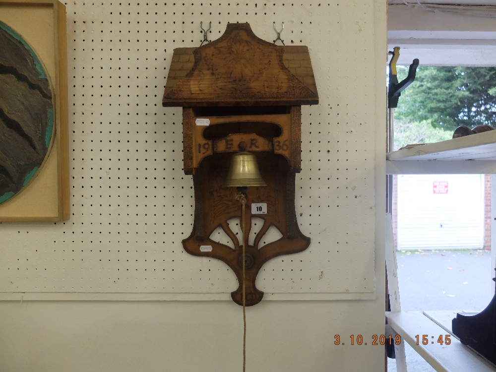 A porters work bell dated 1936