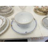 A large hand painted Herrend porcelain duo