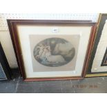 A pair of framed and glazed prints