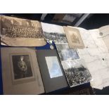 A small assortment of war related ephemera including 1914-18 medal