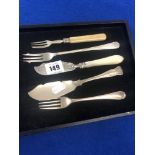 Six assorted silver items, inc.