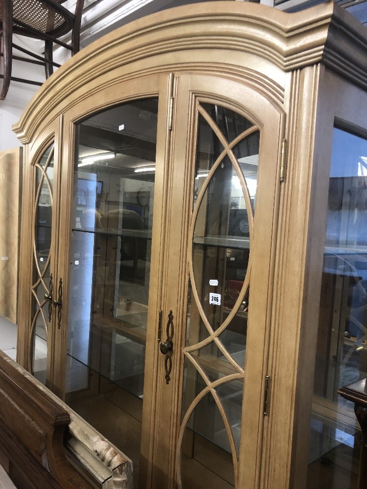 A decorative display cabinet