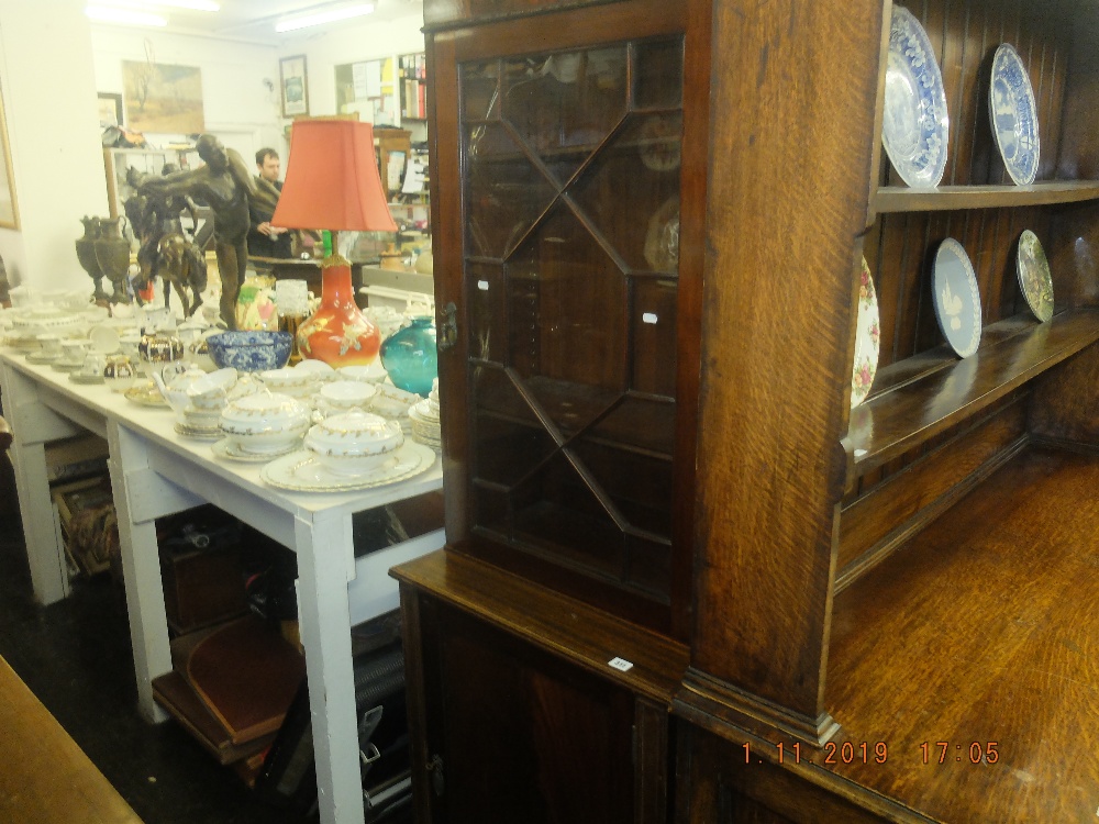 A mahogany bookcase on cupboard base - Image 3 of 3